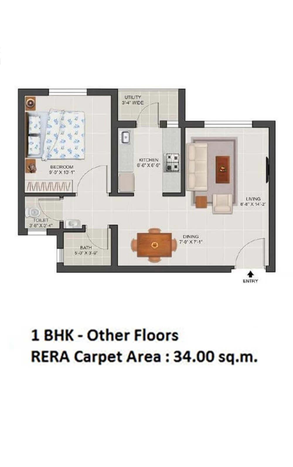 1 Bhk Flat In Ahmedabad Tata Value Homes New Haven Compact